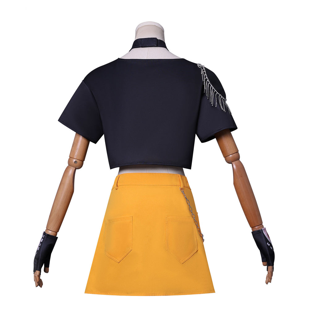 Meisjes Halloween Kostuum Popster Outfit Set