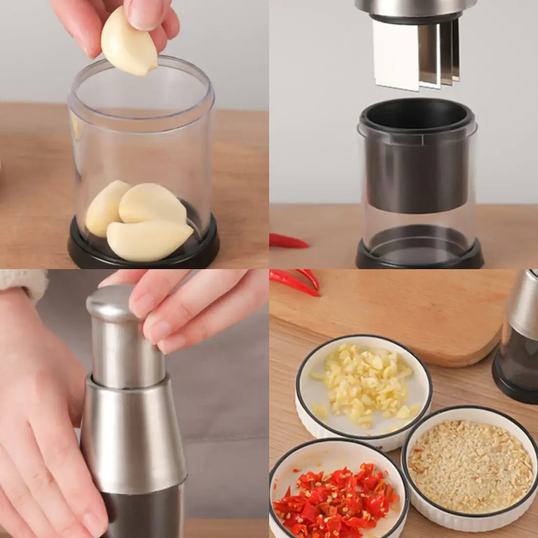 Handmatige RVS Groentesnijder - ChefChop Pro