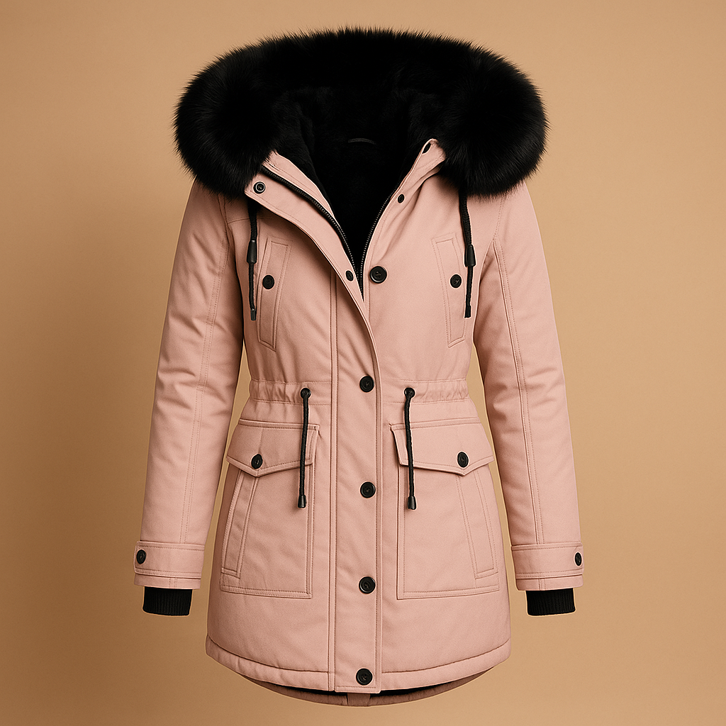 Yaraline Lange Winterjacke voor Dames – Waterdicht en Warm