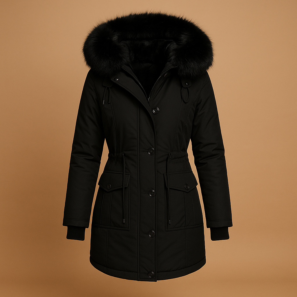 Yaraline Lange Winterjacke voor Dames – Waterdicht en Warm