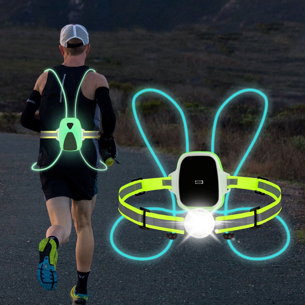 LED-veiligheidsvest voor hardlopers – ReflectSafe Lente 2025 Editie
