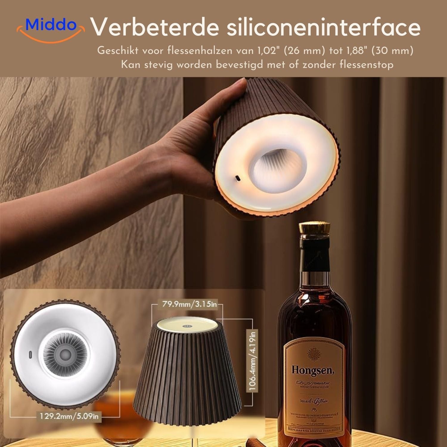 LumaGlow Flessenlamp | Transformeer elke fles in een fascinerend lichtspel!