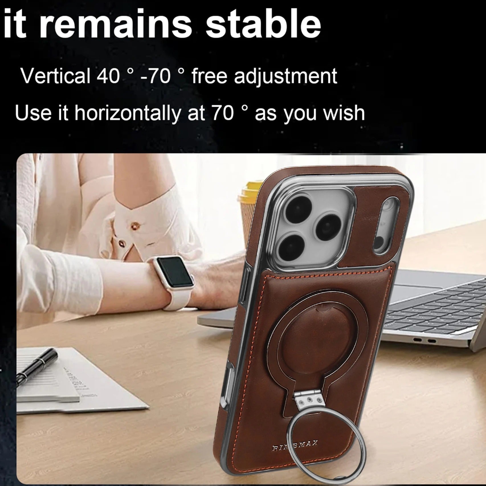 Norvex | Luxe Leren iPhone Hoes Premium Bescherming en Stijl