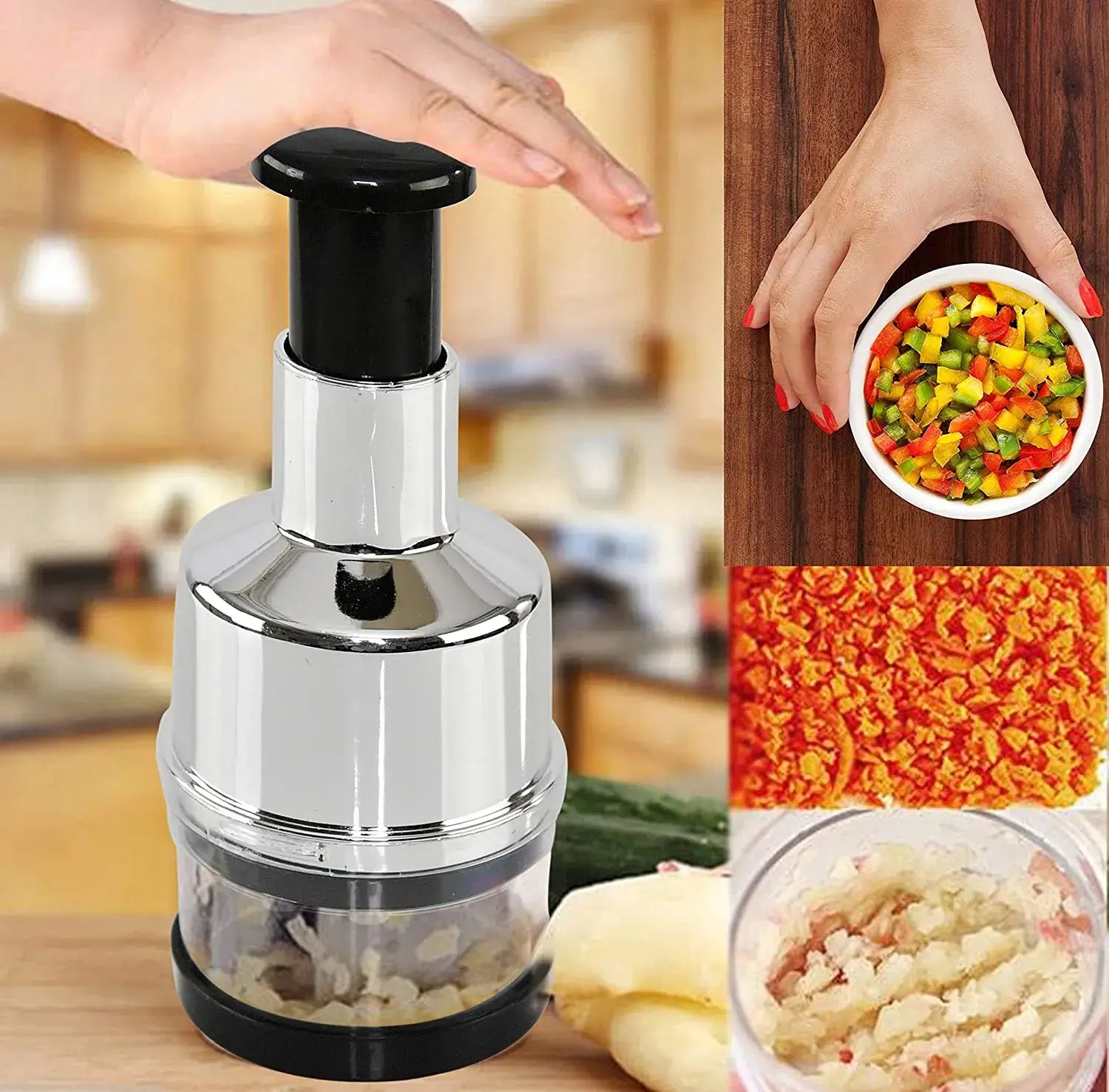 Handmatige RVS Groentesnijder - ChefChop Pro