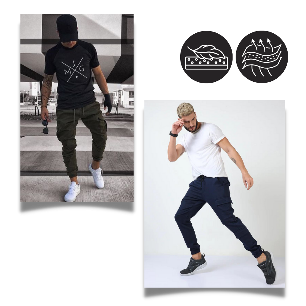 Heren Slim Fit Cargo Broeken