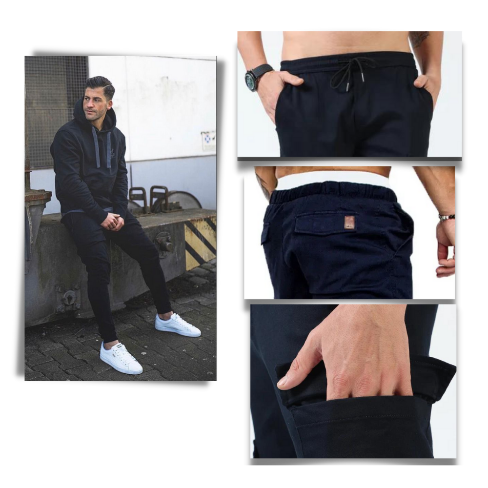 Heren Slim Fit Cargo Broeken