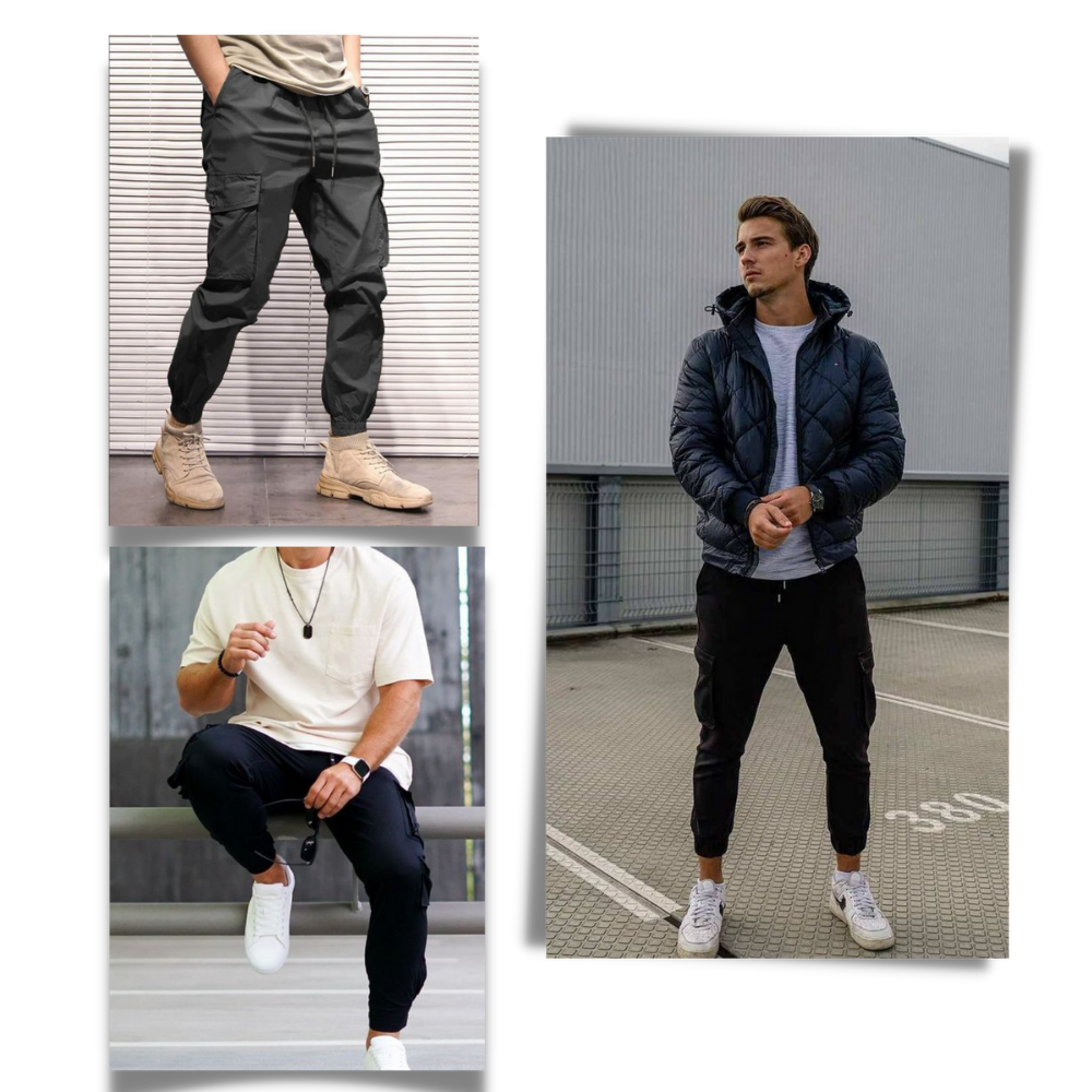 Heren Slim Fit Cargo Broeken