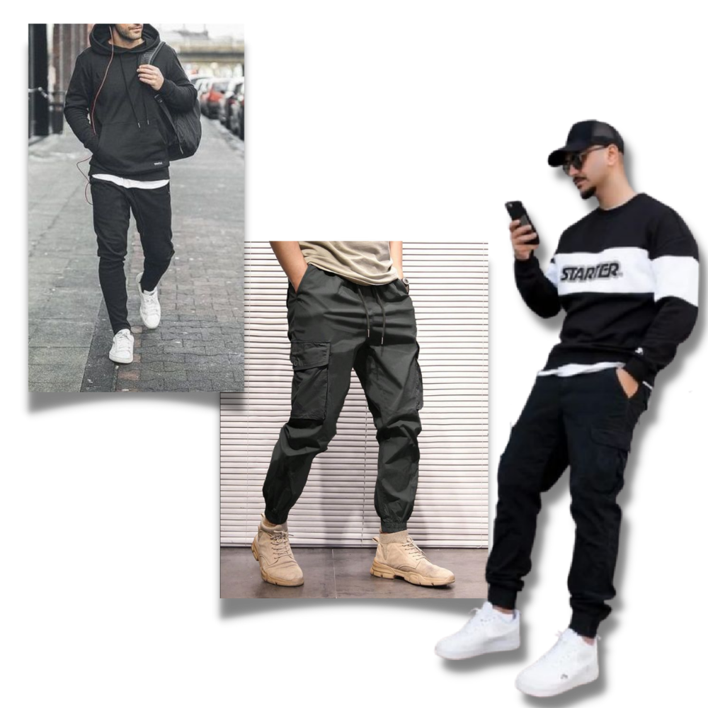 Heren Slim Fit Cargo Broeken
