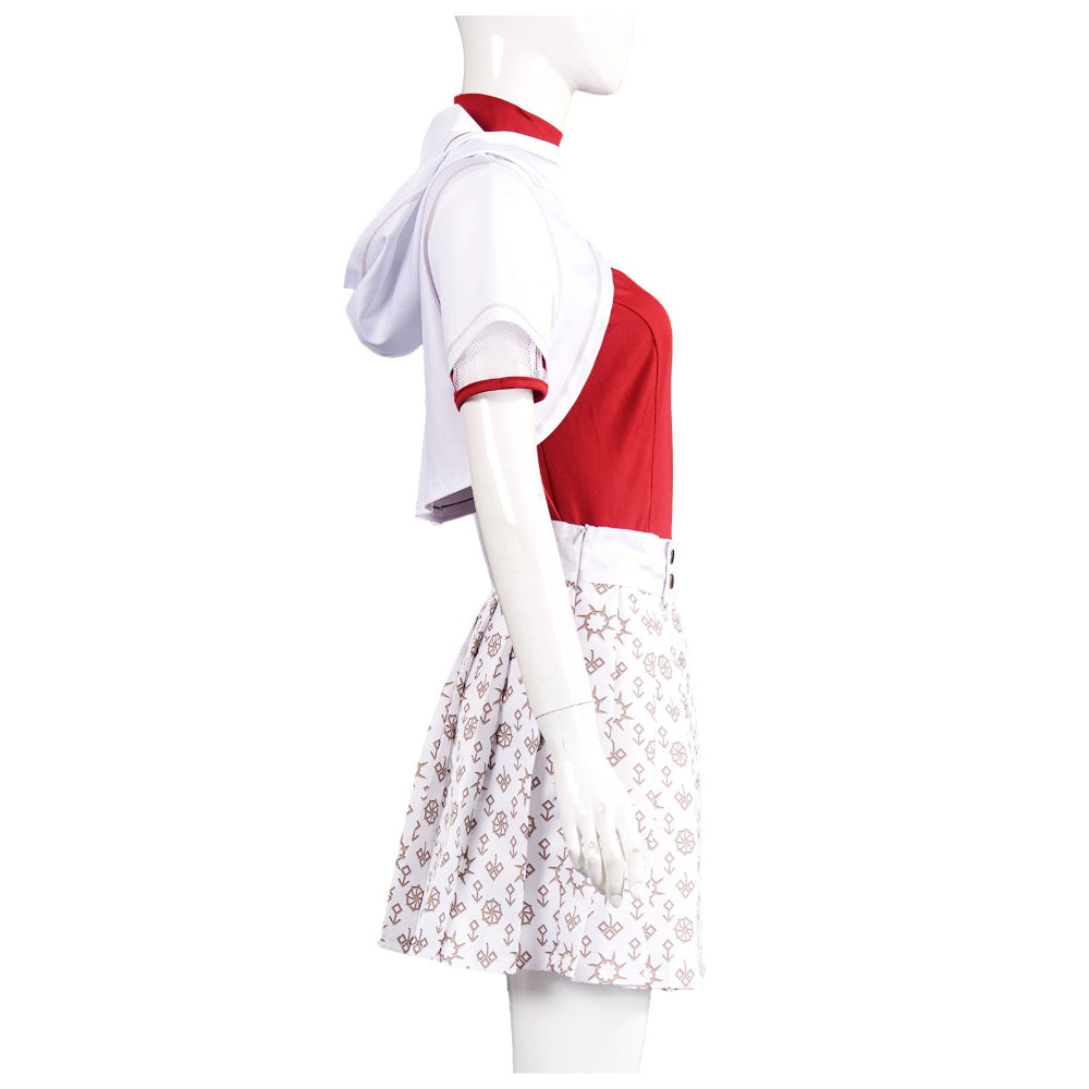 Halloween Kostuum Rode Vampier Nova Outfit