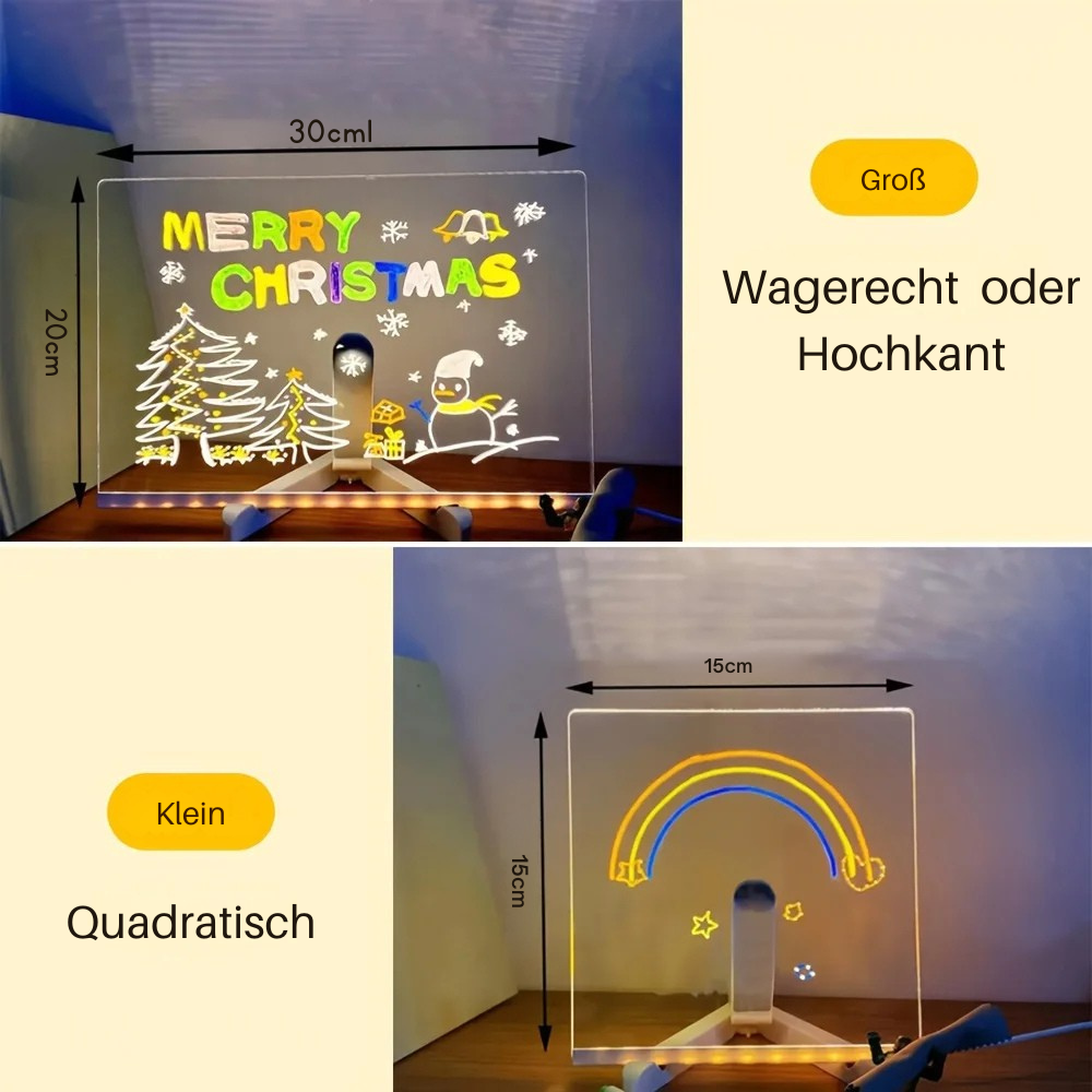 LumiArt LED-tekenbord | Creatief tekenbord voor briljante kunstwerken
