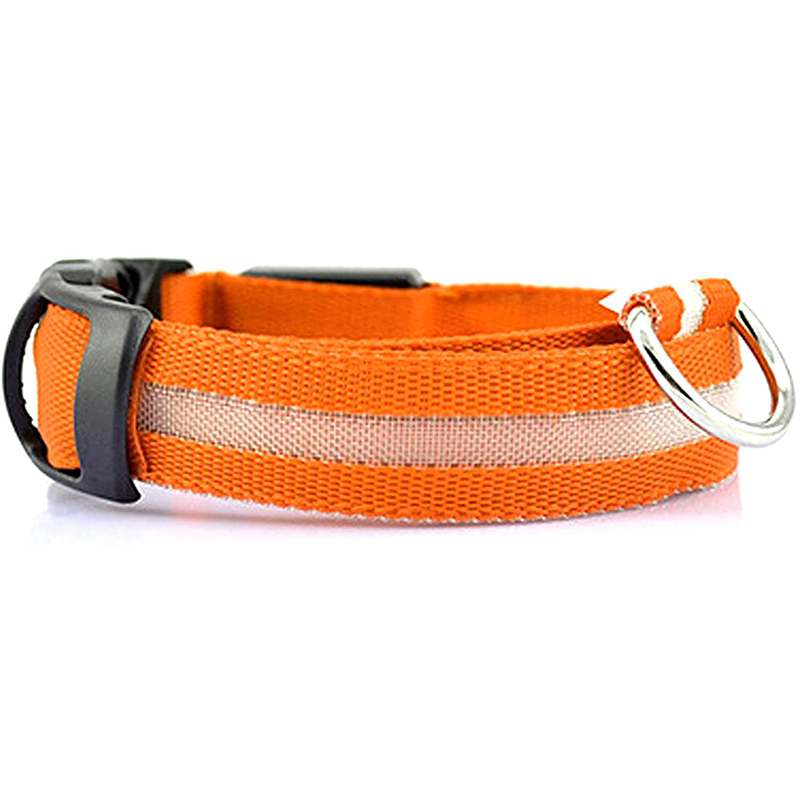 Luminous Dierenhalsband met LED-licht – Oplaadbaar, Waterbestendig, Verstelbare Pasvorm voor Verbeterde Veiligheid 's Nachts