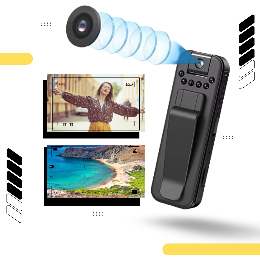 OTG Compatibele Draadloze Vlog Bodycamera