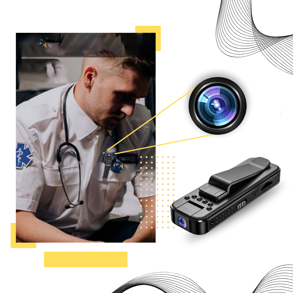 OTG Compatibele Draadloze Vlog Bodycamera