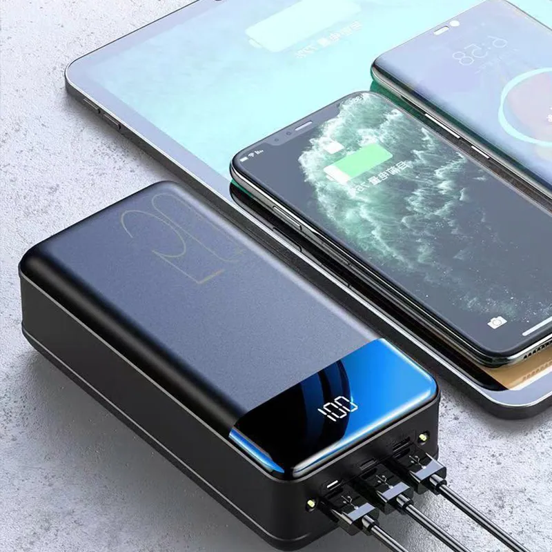 100.000mAh Ultra-Hoge Capaciteit Powerbank met Super Snelle Oplading – Draagbare Lader voor Telefoons, Tablets en Laptops