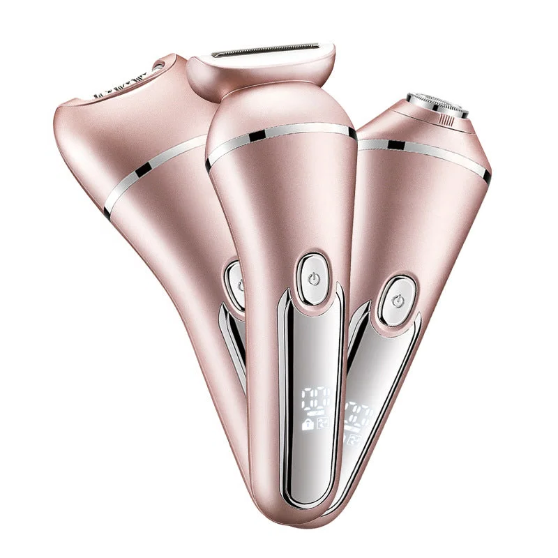 SkinGlide 3-in-1 Elektrisch Scheerapparaat – Waterdicht en Oplaadbaar