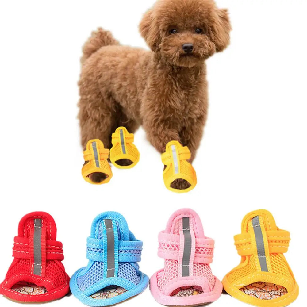 PootKoel Zomerschoenen voor Honden – Ademend en Antislip Bescherming tegen Hitte
