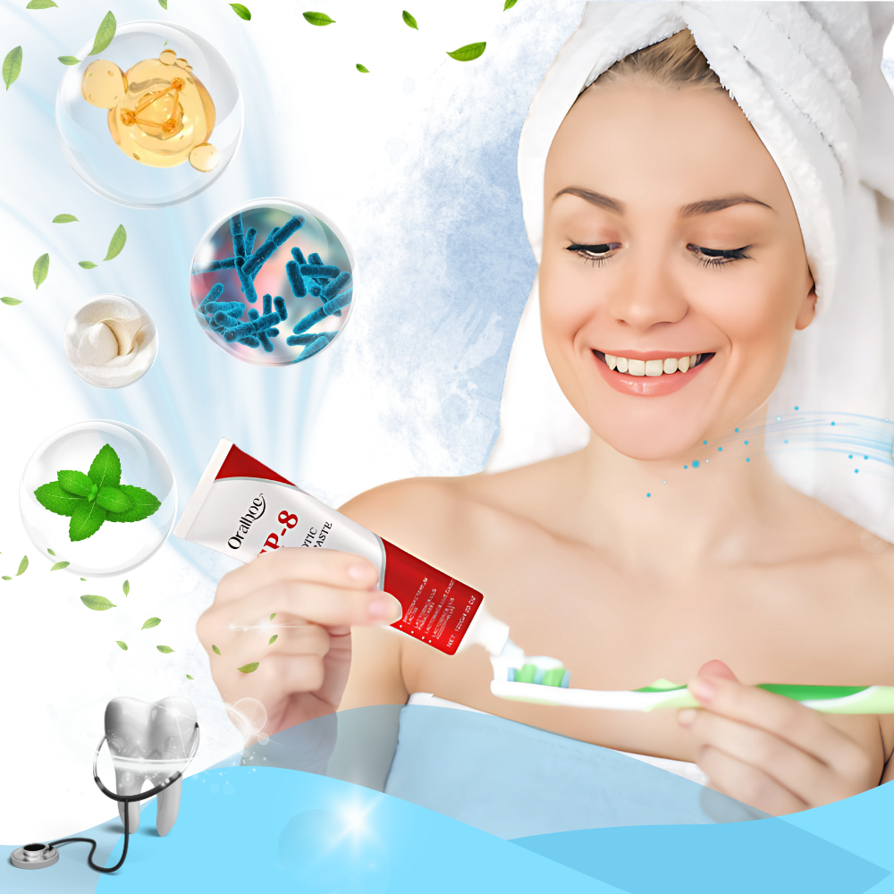 Probiotische Verhelderende & Witte Tandpasta