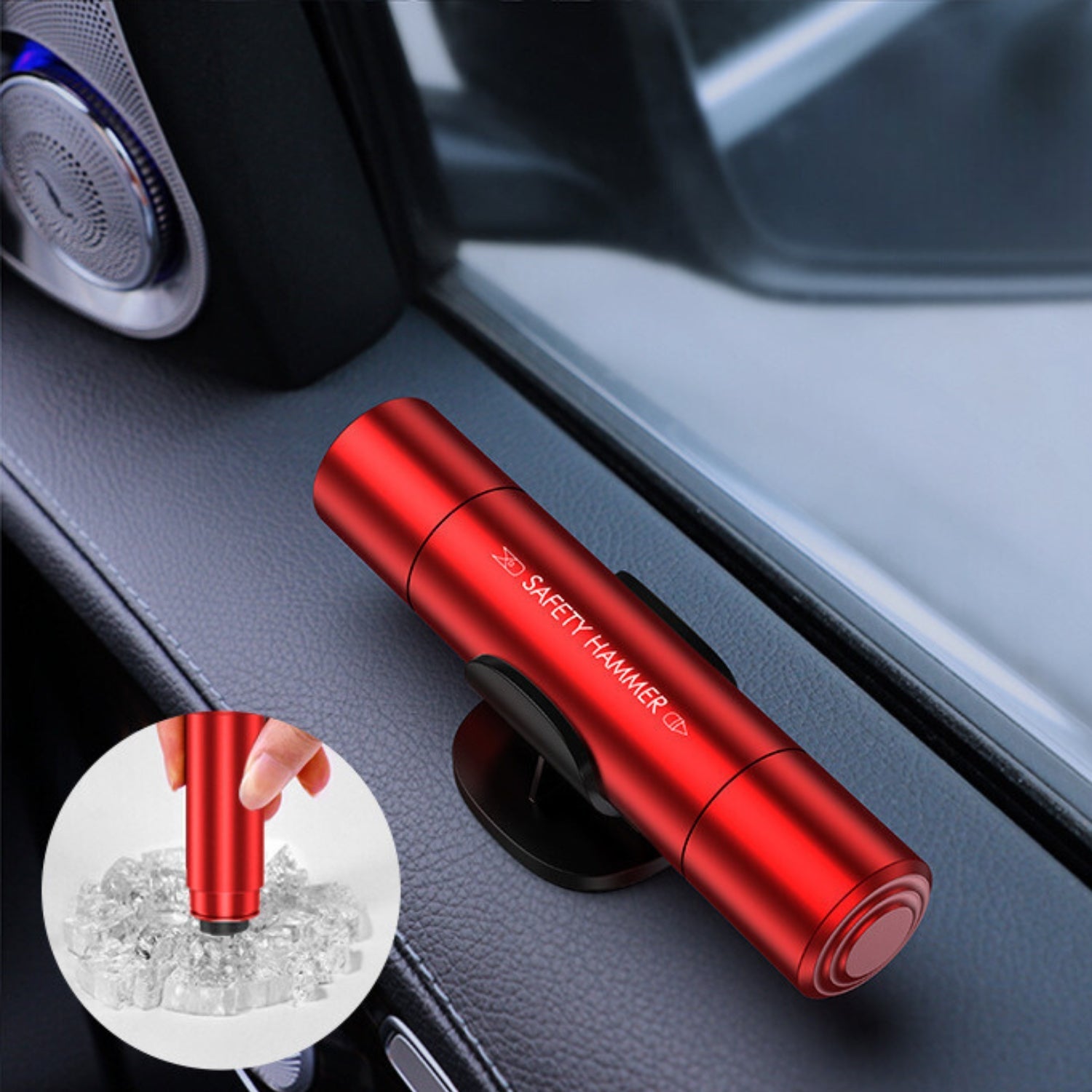 Élégance | 2-in-1 Noodhulpgereedschap | Ruitenbreker - Gordelsnijder - Compact