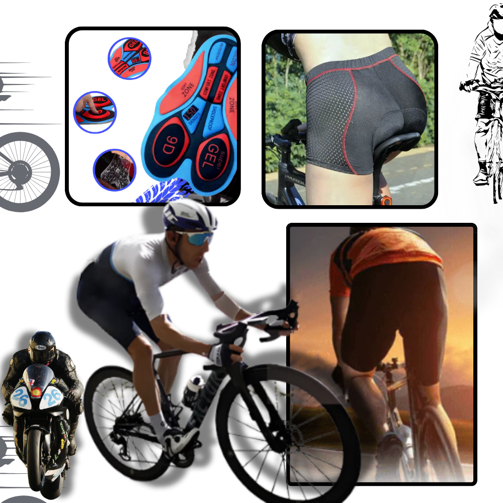 Naadloze Gevoerde Fietsshorts