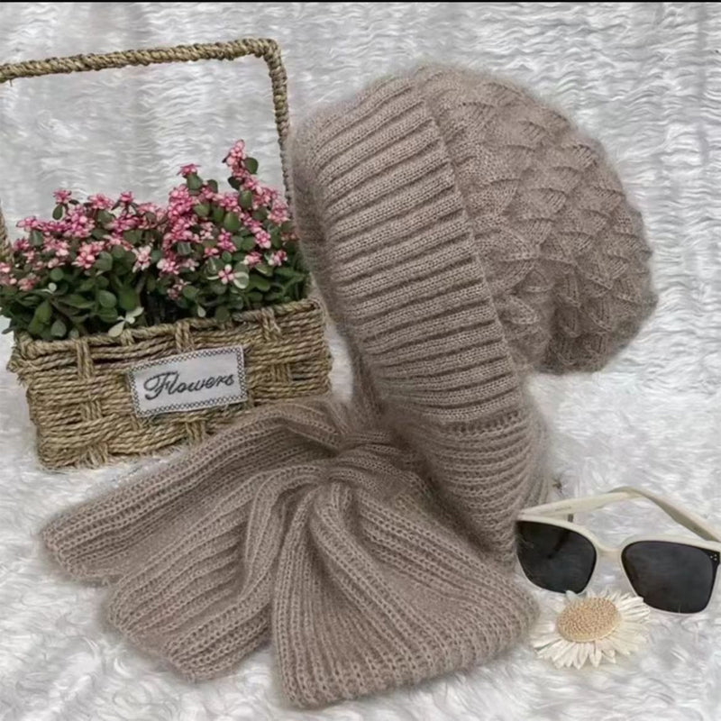 1+1 GRATIS | ScarfBeanie - Dames sjaal en beanie-muts in één