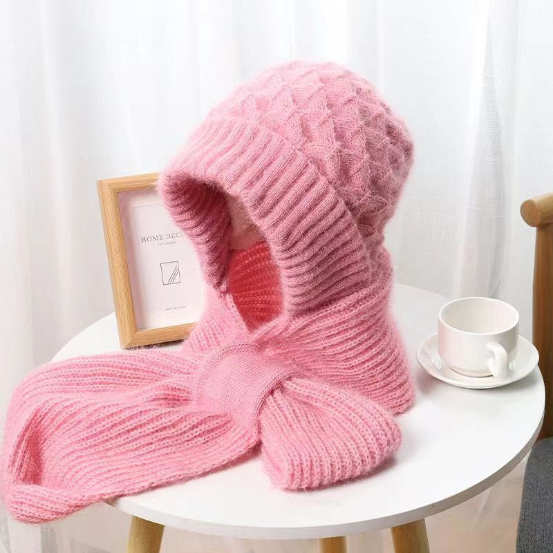 1+1 GRATIS | ScarfBeanie - Dames sjaal en beanie-muts in één