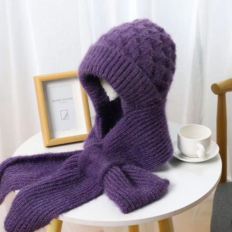 1+1 GRATIS | ScarfBeanie - Dames sjaal en beanie-muts in één
