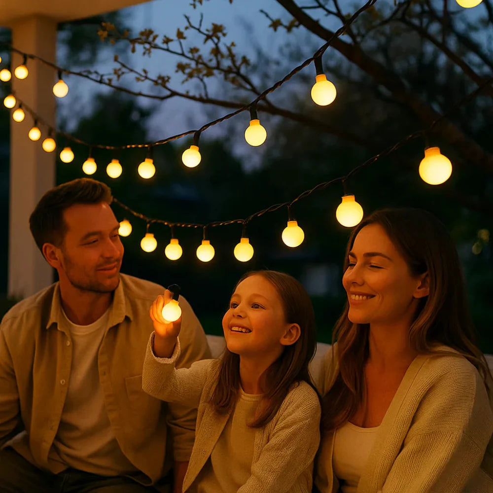 Halloween Lichten Buiten Solar LED Snoerlampen Waterdicht