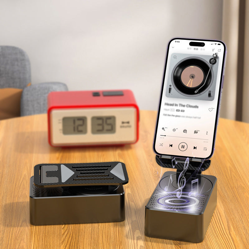 LuxeSound Elite 3-in-1 Bluetooth Speaker | Draadloos, oplaadstation en telefoonhouder in één