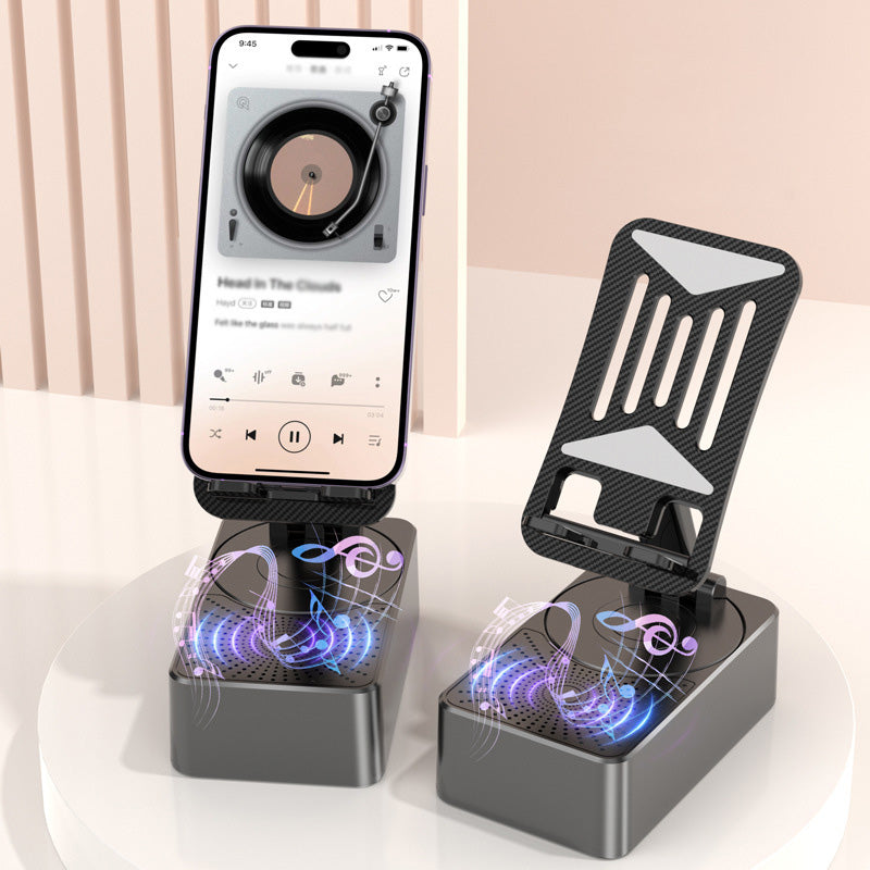 LuxeSound Elite 3-in-1 Bluetooth Speaker | Draadloos, oplaadstation en telefoonhouder in één