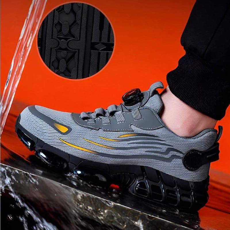 LuxuraGuard Uniseks Veiligheidsschoenen | Stijlvolle antislip noppen voor optimale grip en veiligheid