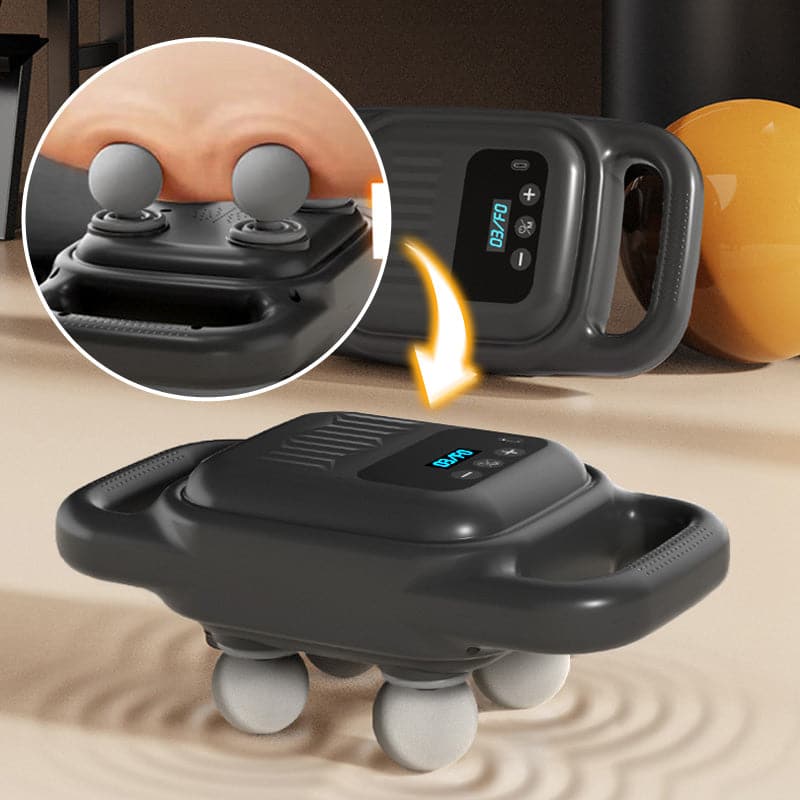 LuxuraPulse 4-Koppig Fascial Gun Massageapparaat | Verlicht spierspanning en bevorder herstel met luxe