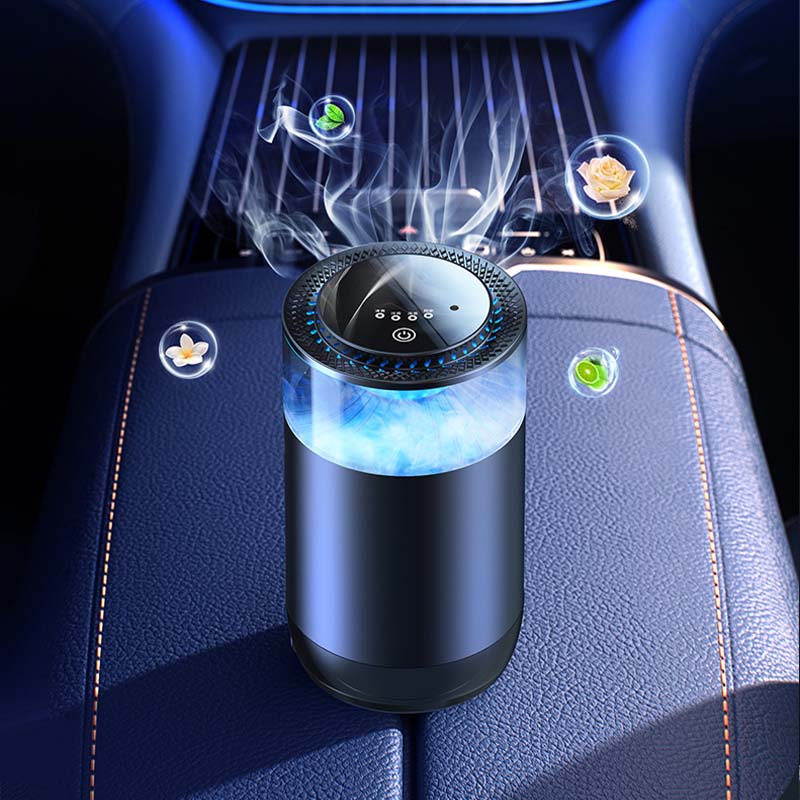 BreezeMist Auto Luchtverfrisser | Natuurlijke Geur & Ultrasone Verspreiding