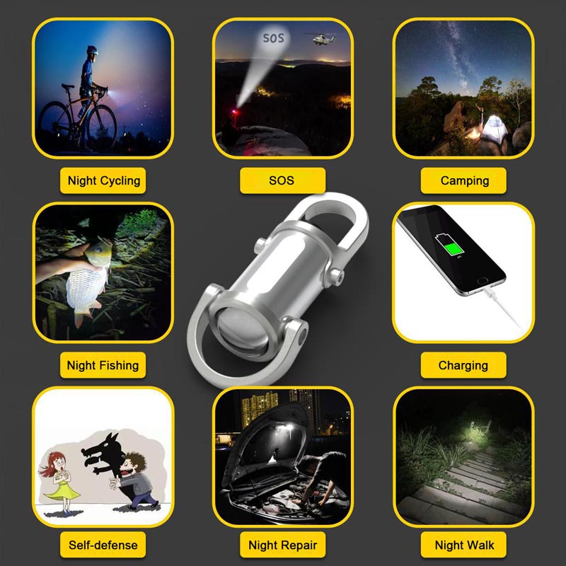 Lumineux | Mini LED zaklamp – 1200LM – waterdicht - ultra helder