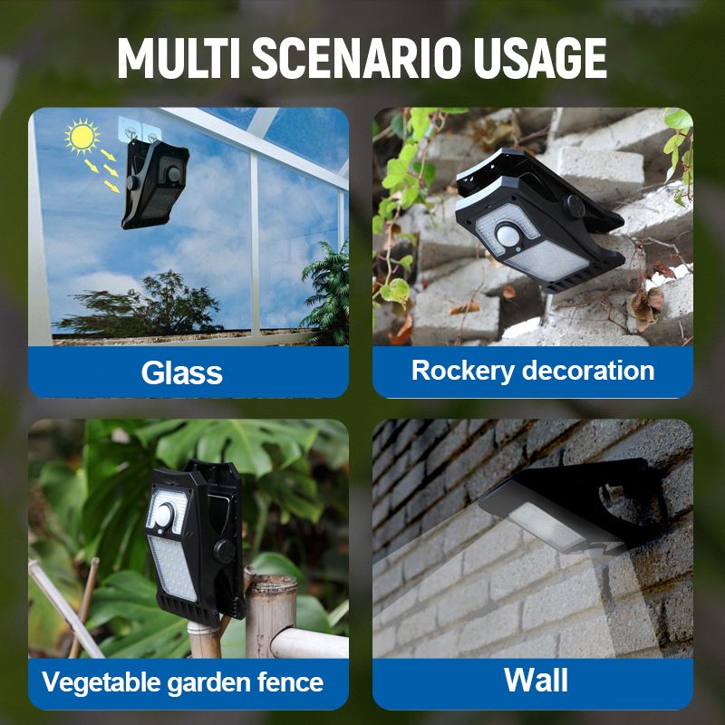 LuxeGlow Solar Clip-Lamp | Eenvoudige installatie met milieuvriendelijke verlichting
