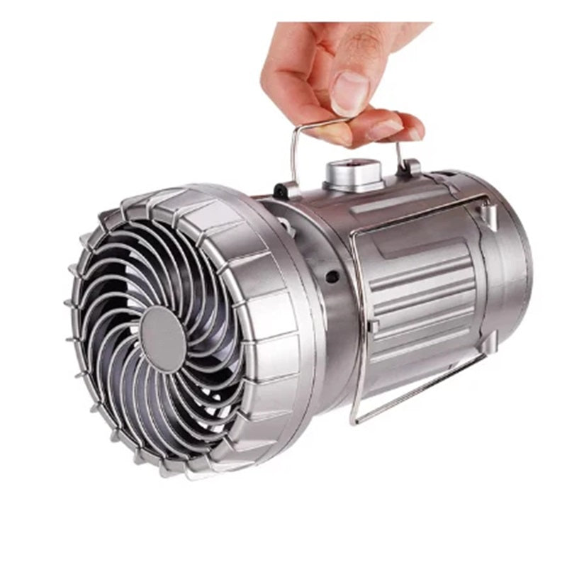 LuxeSolar Aventura 2 in 1 | Zonne-licht en draagbare ventilator voor buitenavonturen