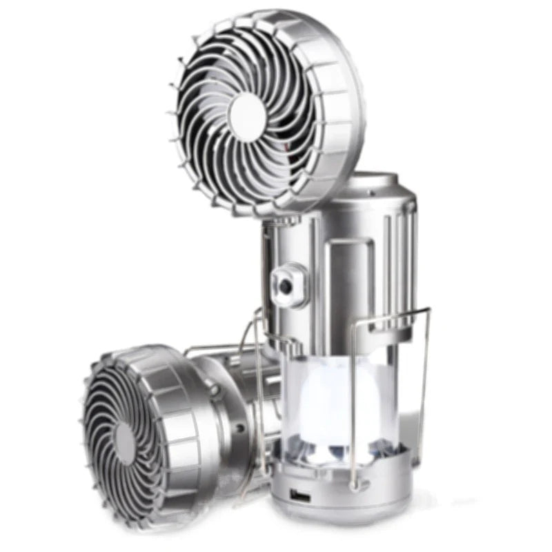 LuxeSolar Aventura 2 in 1 | Zonne-licht en draagbare ventilator voor buitenavonturen