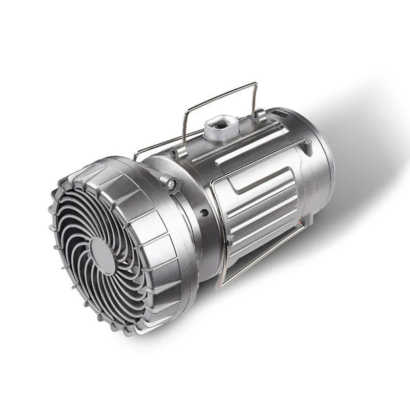 LuxeSolar Aventura 2 in 1 | Zonne-licht en draagbare ventilator voor buitenavonturen