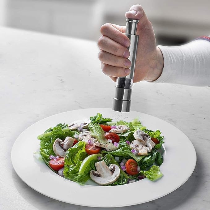 GourmetEssence Luxe Peper- en Zoutmolen | Elegante molen voor perfect gekruide gerechten