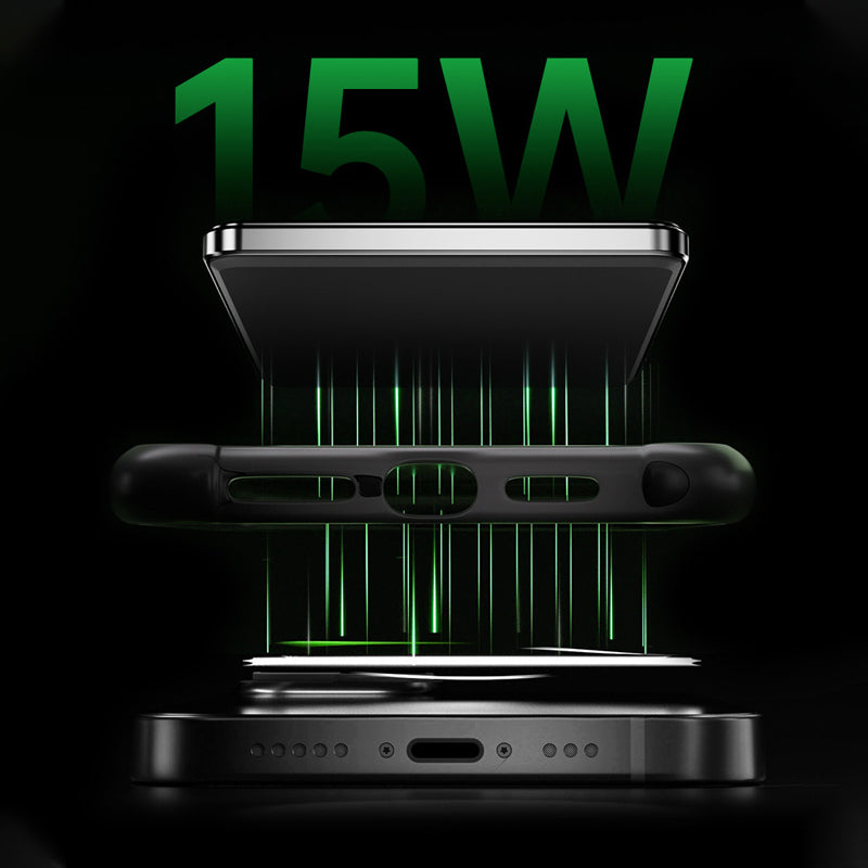 LuxuraTech Dual-Mode Magnetische Powerbank | Veelzijdige oplaadoplossing met geïntegreerde standaard voor ultiem gemak