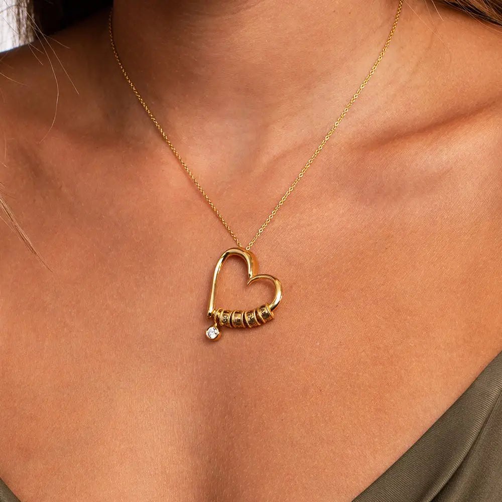 Forever Hearts | Familie ketting op maat met gegraveerde namen