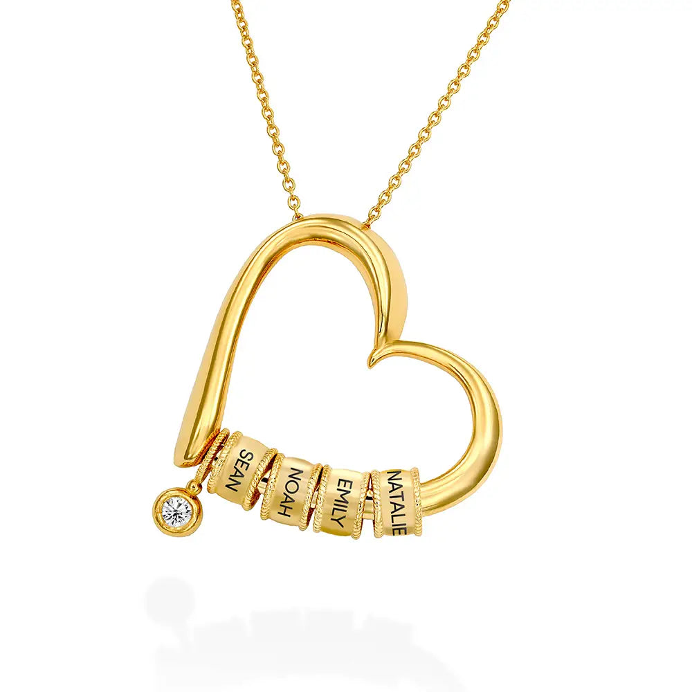 Forever Hearts | Familie ketting op maat met gegraveerde namen