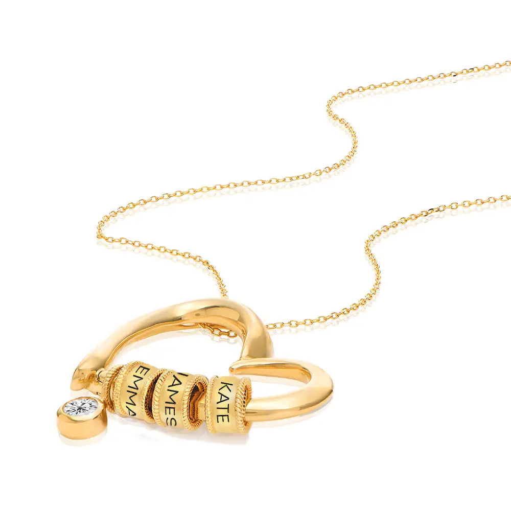 Forever Hearts | Familie ketting op maat met gegraveerde namen