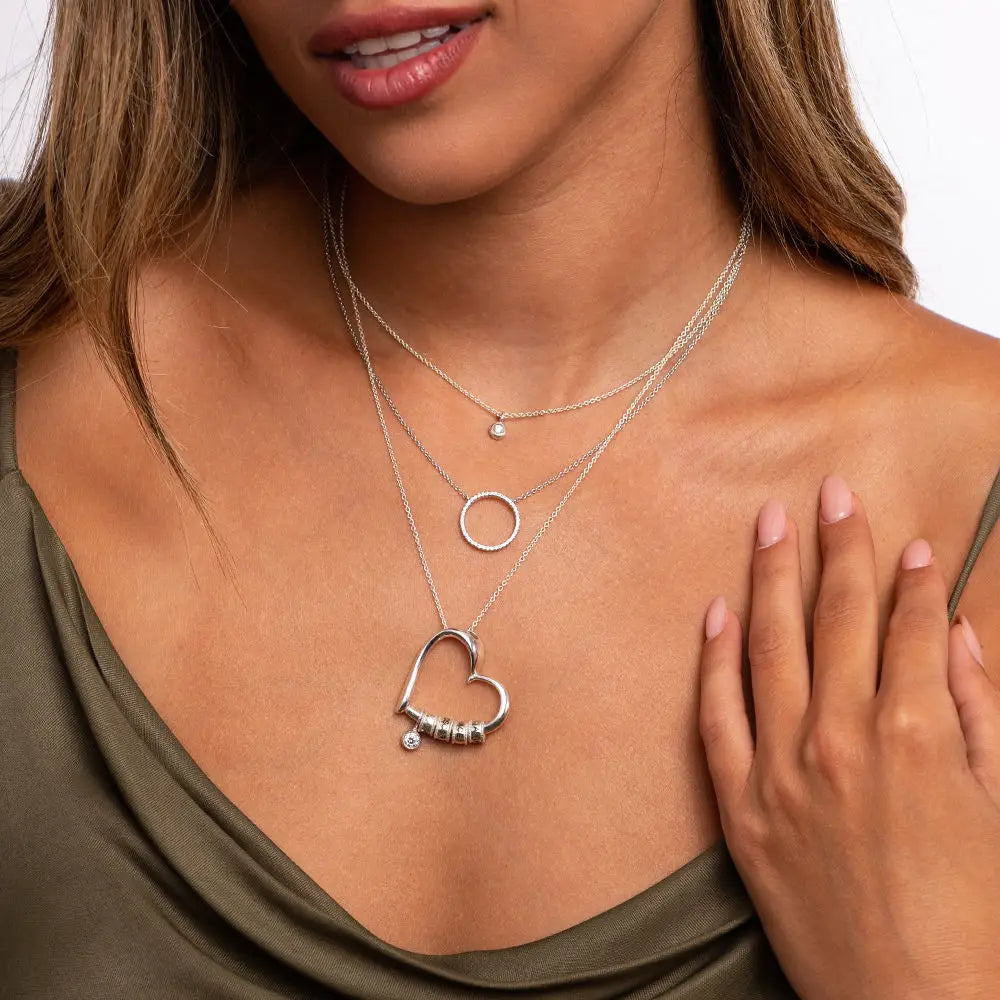 Forever Hearts | Familie ketting op maat met gegraveerde namen