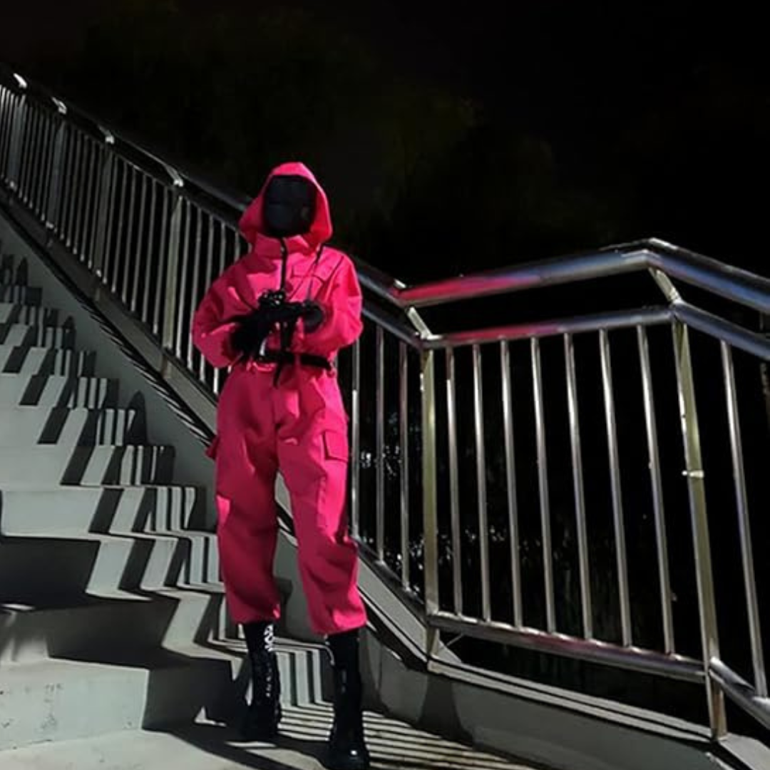 Unisex Volwassen Halloween Kostuum Jumpsuit | Met Kap en Rits