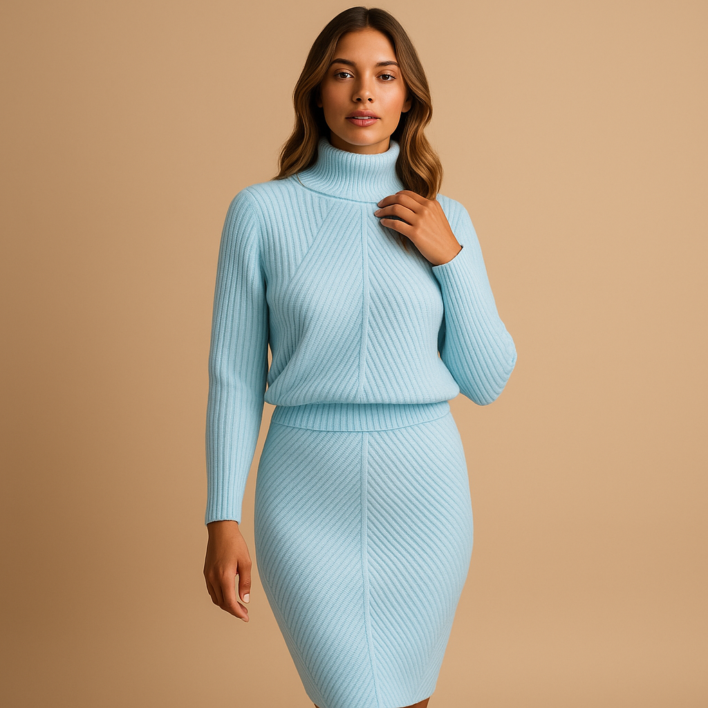 Vinterglans Midi Winterjurk voor Dames – Warm en Elegant