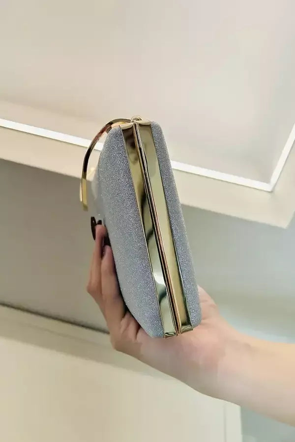 Dames Clutch Tas Zwart Één Maat Acryl