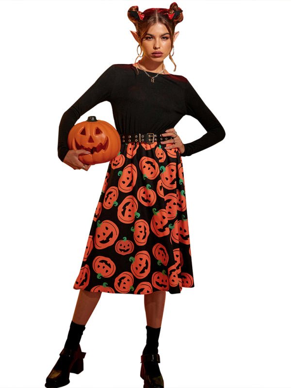 Halloween Kostuum Jurk | Lange Mouwen Midi
